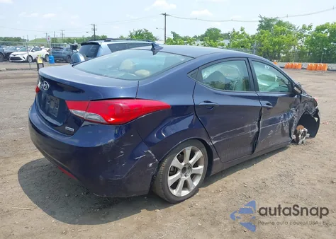2013 Hyundai Elantra Limited из США, поврежденный, VIN 5NPDH4AE9DH205899